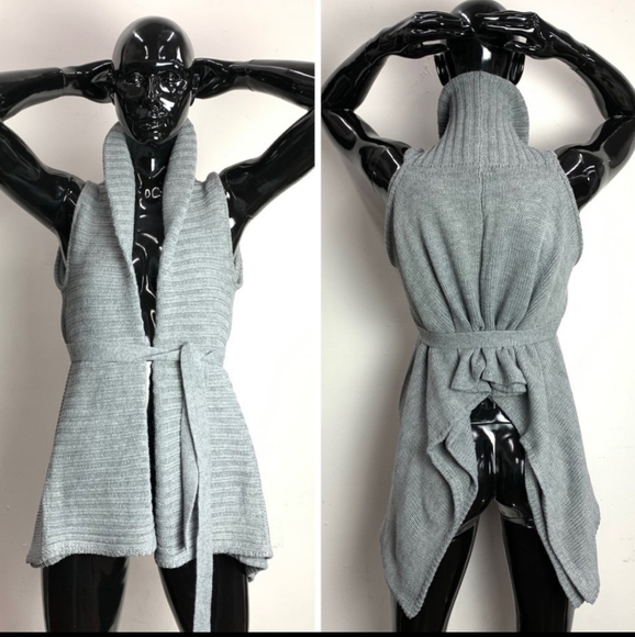 Versatile Wrap Knitted Sweater Cardigan - Picture 6 of 8